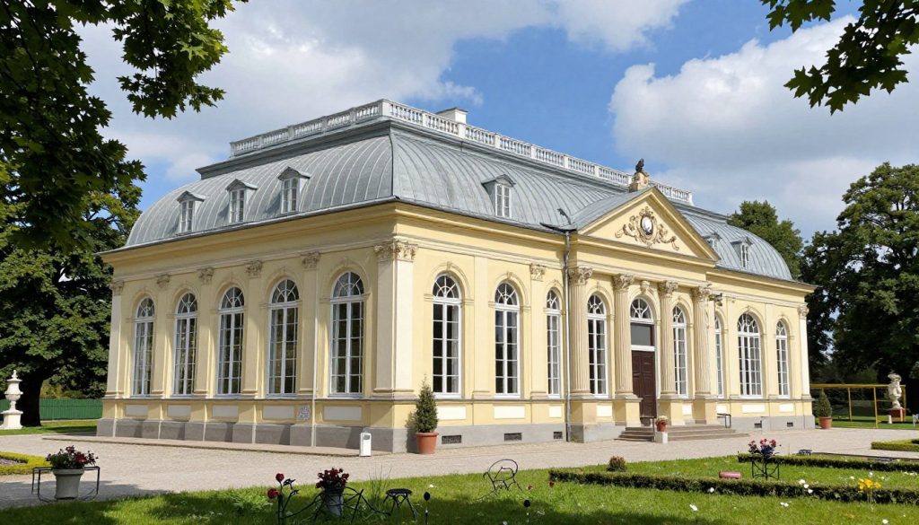 Oranżeria Krasickiego w Lidzbarku Warmińskim - historyczny obiekt w powiecie lidzbarskim (NLI) Oranżeria Krasickiego w Lidzbarku Warmińskim - historyczny obiekt w powiecie lidzbarskim (NLI)