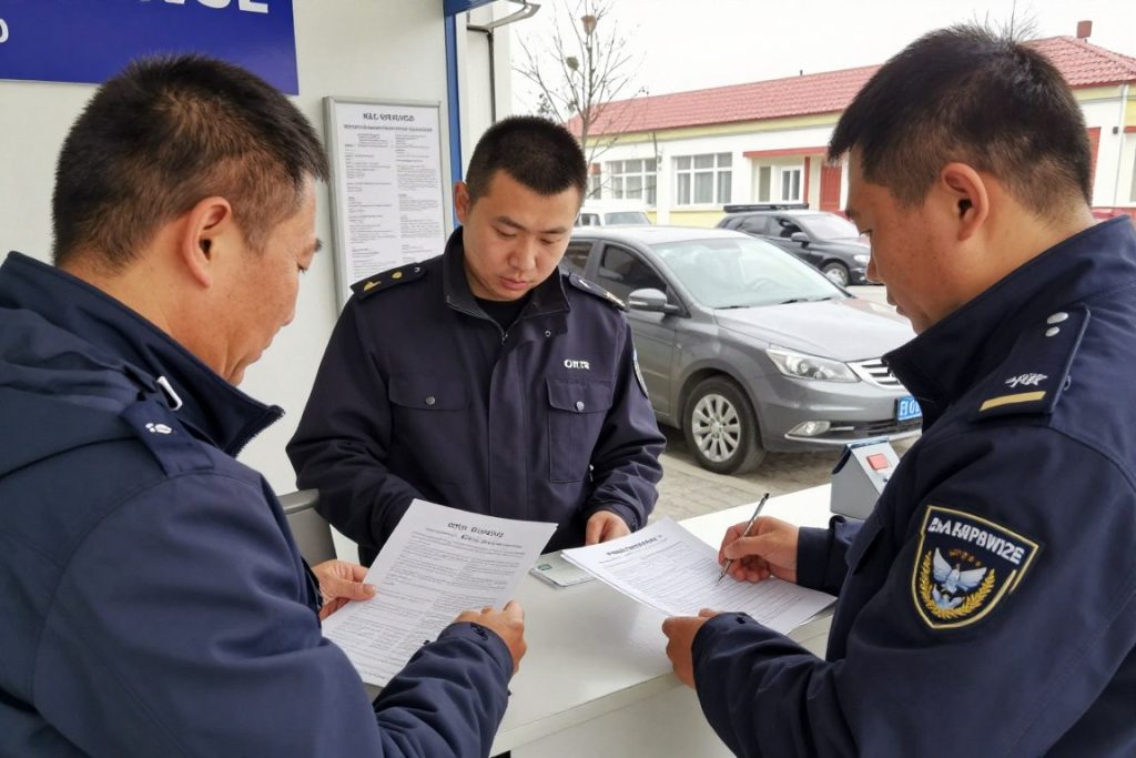 Proces rejestracji pojazdu w Wydziale Komunikacji w Krapkowicach - tablice OKR Proces rejestracji pojazdu w Wydziale Komunikacji w Krapkowicach - tablice OKR